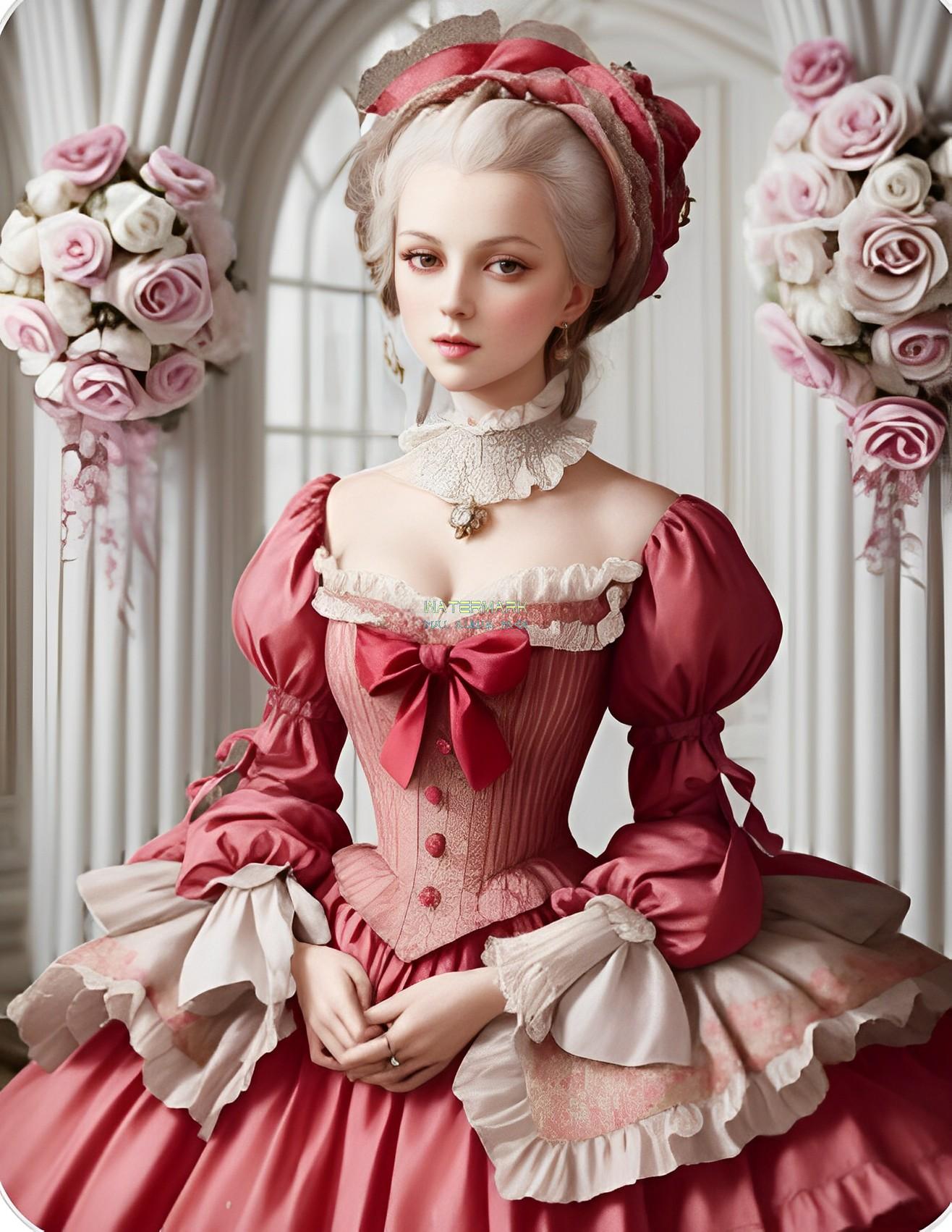Marie Antoinette Strawberry Couture
