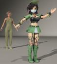 Senran Kagura - Asuka Military in Poser...