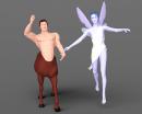 Zygote/Daz Centaur And Zygote/Daz Faerie